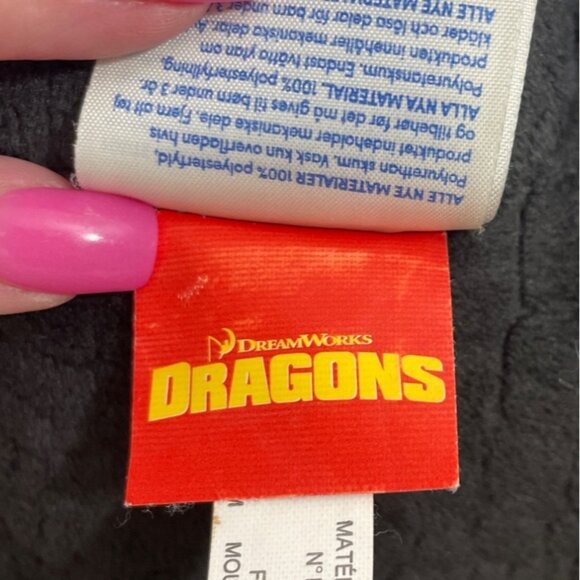 Build-A-Bear How to Train Your Dragon Toothless Plush Red Tail Limited Edition - Picture 9 of 16